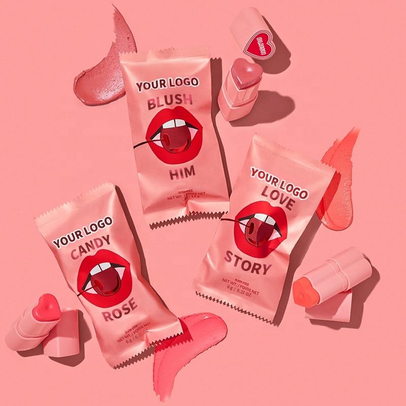 Heart Shaped Blush Stick