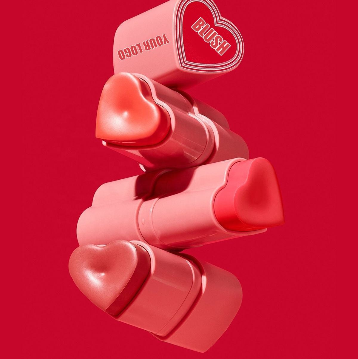 Heart Shaped Blush Stick